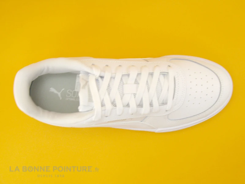 Puma CAVEN Blanc Gris - Basket Basse Homme – Image 6