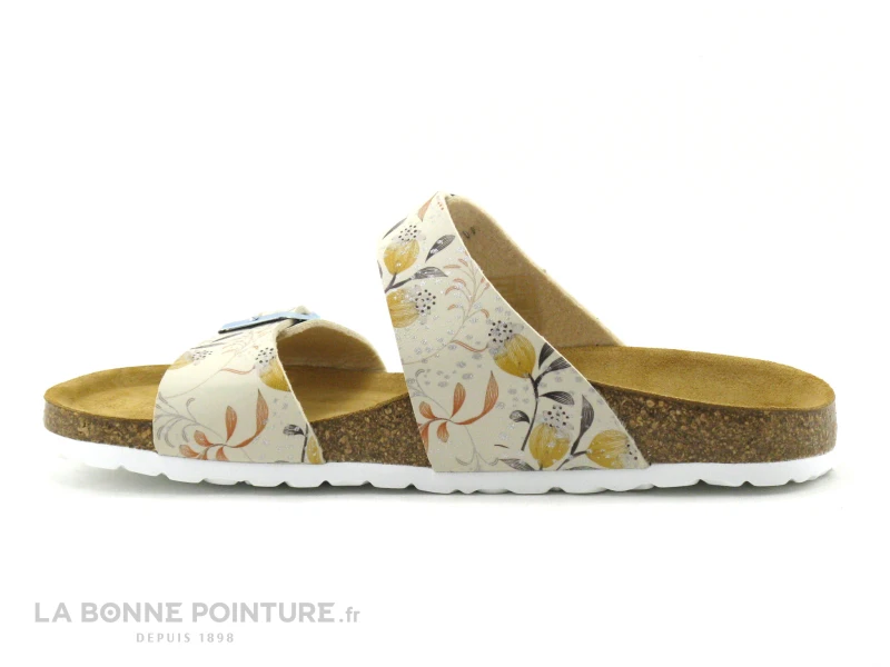 Bio Life 2632 Fleuri - Mule Femme - 2 Brides Reglables – Image 3