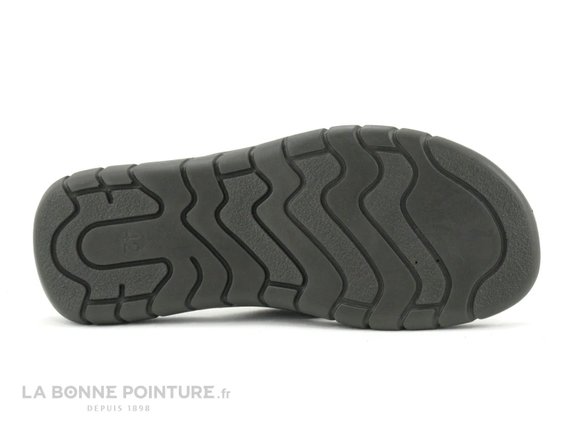 Inblu FO44JV01 Gris - Coutures Orange - Tong Homme – Image 5