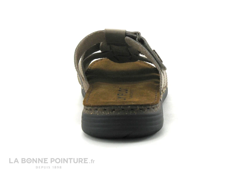 Fly Flot FIZBO Taupe - Mule Homme Reglable Cuir Beige – Image 4