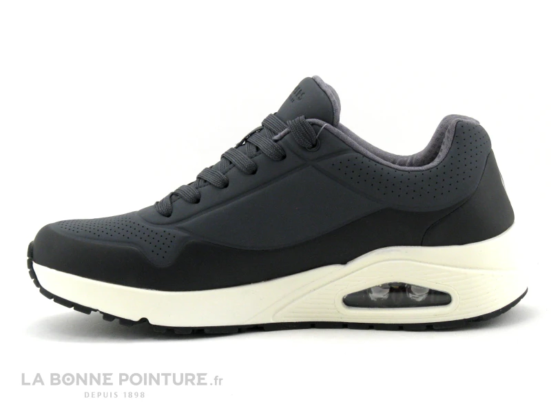 Skechers UNO TIMELINE Gris Noir - Basket Homme – Image 3