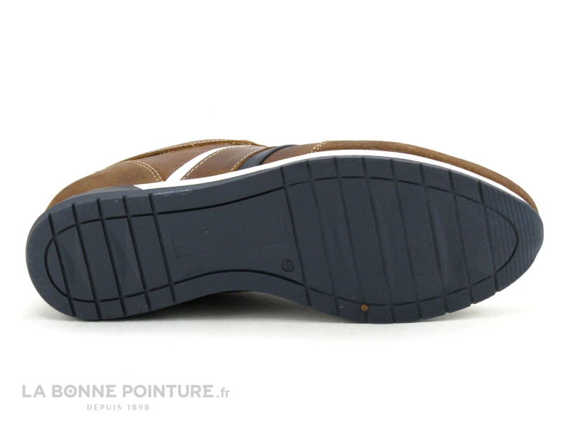 Morans SABAR Cognac - Basket Ville Homme Marron - Lacet Bleu – Image 7