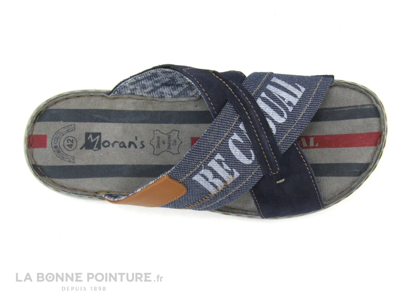 Morans TABRIL Marine - Bleu Jean - Mules Homme – Image 3