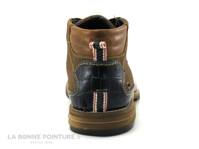 Jooze J5345 X176 Cognac - Boots à Lacet Homme Cuir Marron – Image 4