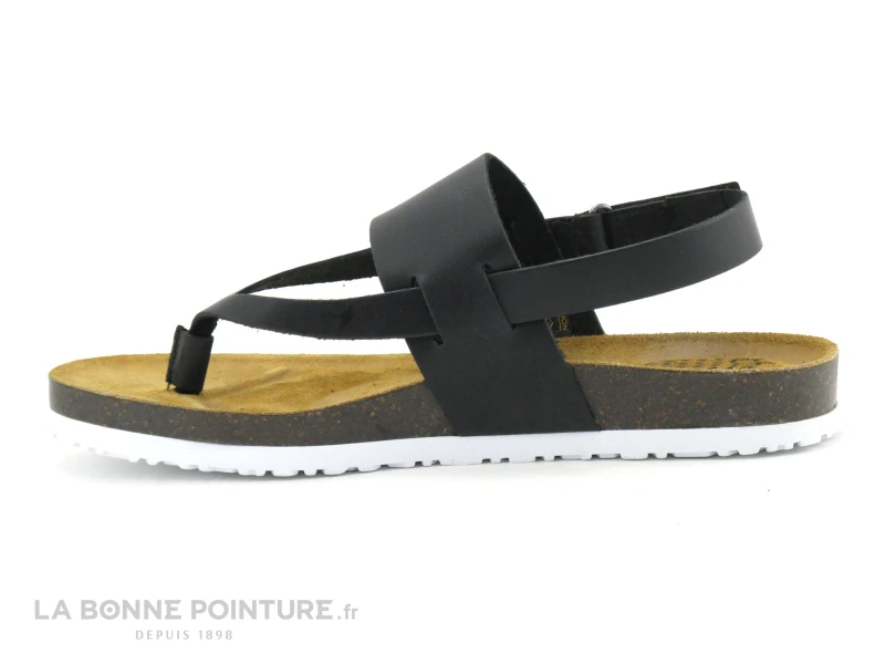 TBS BARTOLI C7004 Noir - Sandale Avec Entre-doigt – Image 3