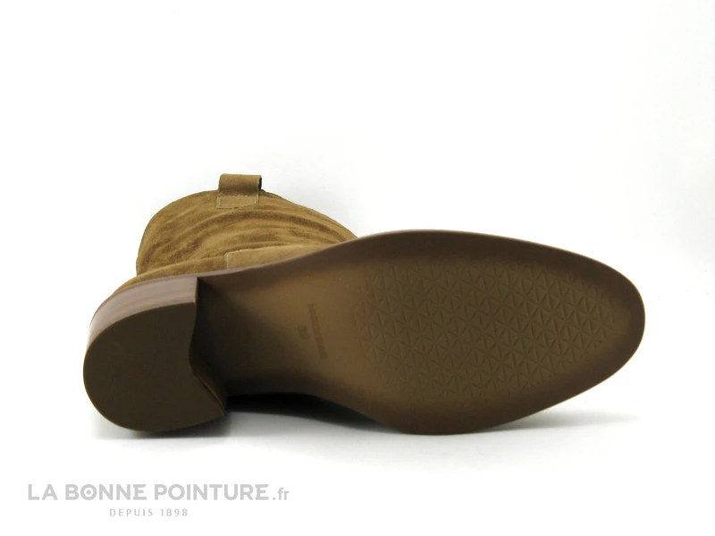 Patricia Miller 5152FR Sade Taupe - Botte Cuir Velours Marron – Image 7