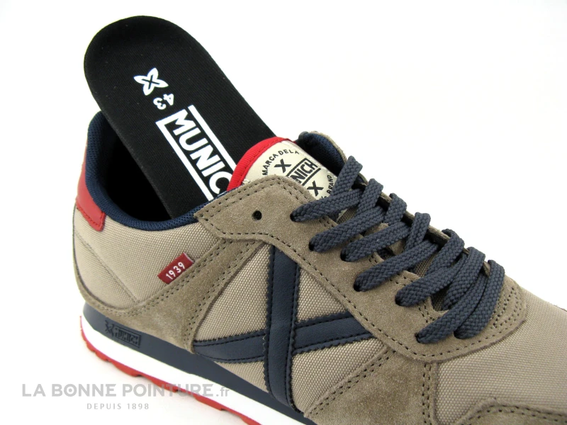 Munich MASSANA 437 Beige Bleu Rouge - Sneakers Mode Homme – Image 5
