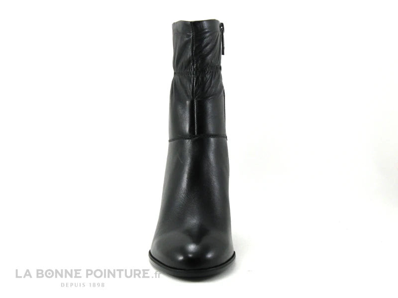 Tamaris 1-25368-27 Black Leather - Bottine à Talon Haut Cuir Noir – Image 2