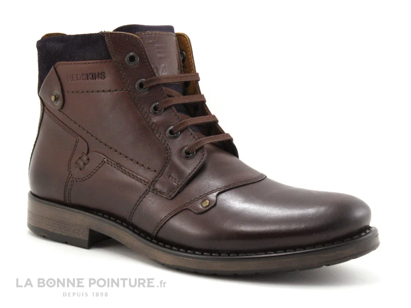 Redskins NOYER JS641ZS Brandy Marine - Bottine Homme