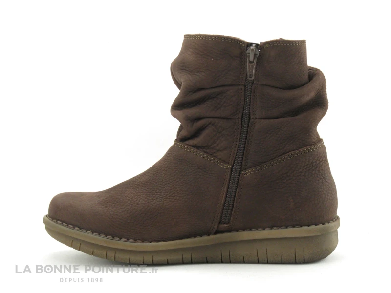 Jungla 7559 Cafe - Boots Femme Cuir Marron – Image 3