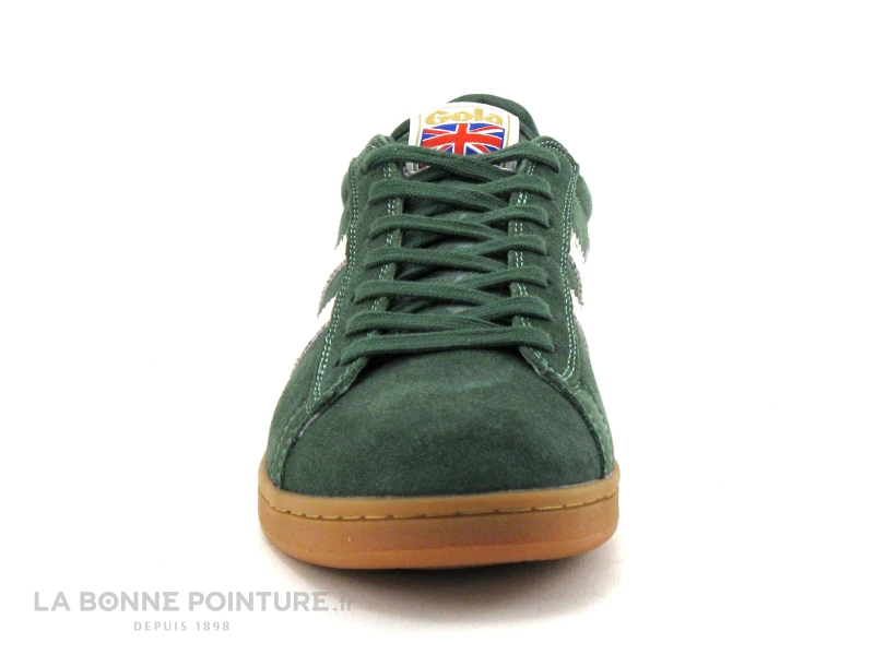 Gola EQUIPE Suede CMA495NA- Evergreen Off White Gum - Basket Homme – Image 2