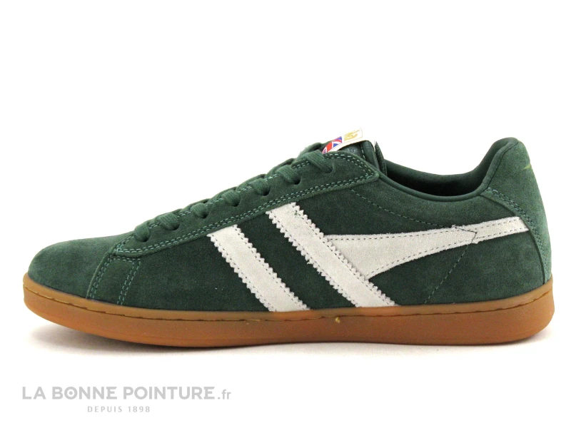 Gola EQUIPE Suede CMA495NA- Evergreen Off White Gum - Basket Homme – Image 3