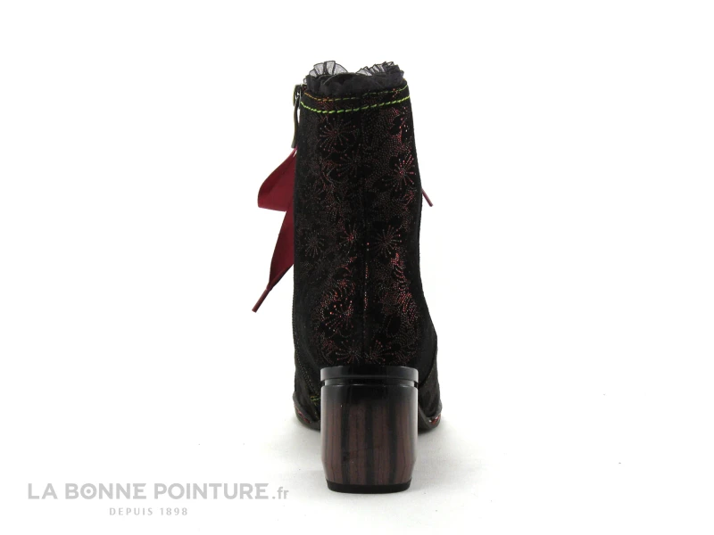 Laura Vita GOCALO 12 Wine - Bottine Bordeaux Et Noire – Image 4