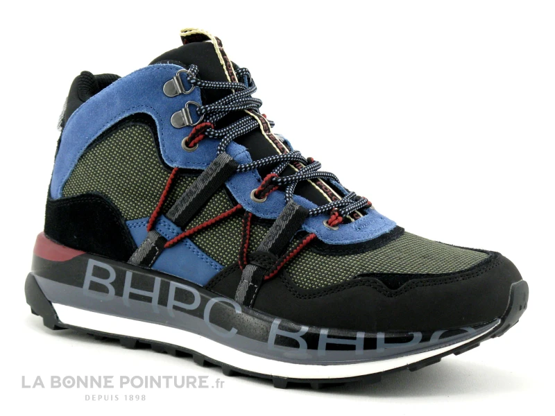 Beverly Hills Polo Club HM6011 - Bleu Noir Bordeaux - Basket Montante H – Image 5