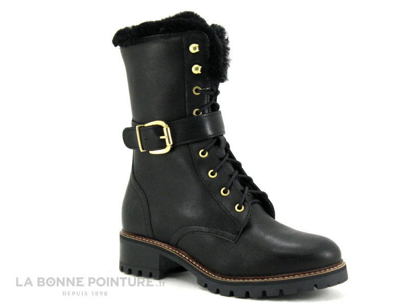 Hooper ALICE Noir - Bottine A Lacet Femme Cuir Noir – Image 5