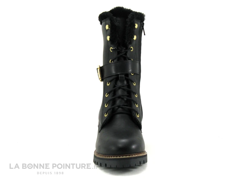 Hooper ALICE Noir - Bottine A Lacet Femme Cuir Noir – Image 2