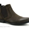 Ektic GONDOLE Chocolat - Boots Chelsea Homme Cuir Marron