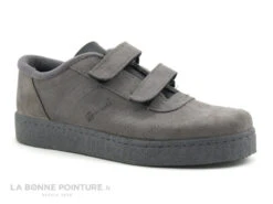 Morans SAMY - Gris - Basket Velcro Homme