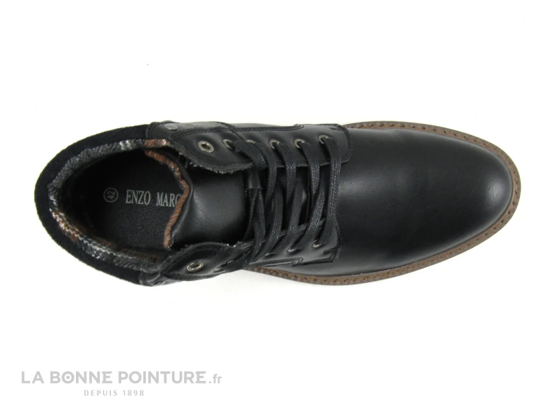 Enzo MARCONI NH4570 Noir - Boots Homme Noires – Image 6