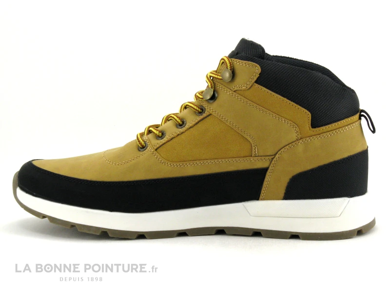 Broker And Co 2063 Camel Noir - Chaussure Montante Homme – Image 2
