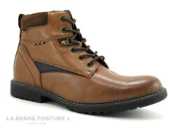 Ektik GRANOLA Marron - Bottillon Homme Avec Lacet Et Zip