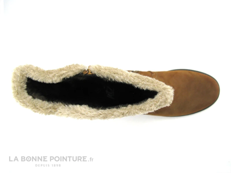 Jet 7 CHAGRIN Camel - Bottine Femme Marron - Doublure Chaude – Image 4