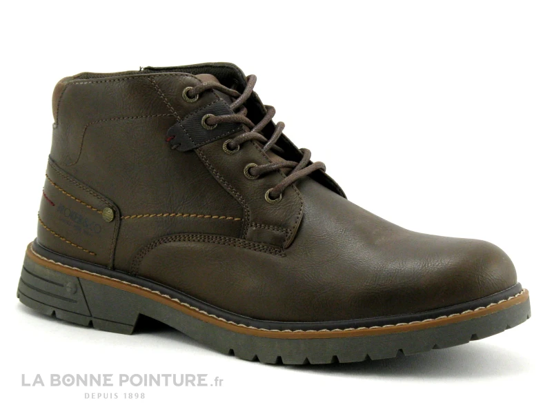 Broker And Co 18836 Marron - Chaussure Montante Homme