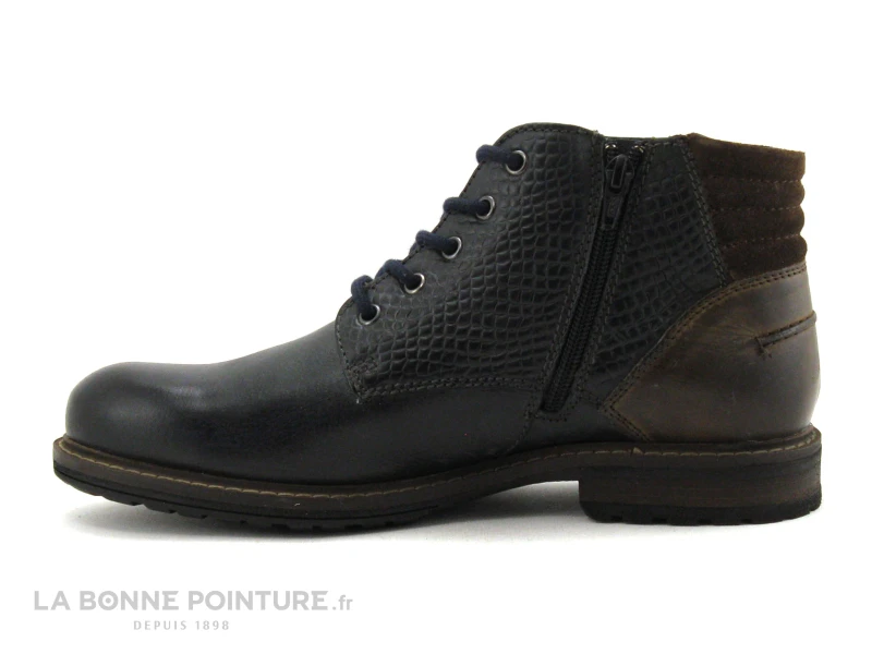 Point D Orgues AUSSIE - Bleu Marine - Marron - Boots Homme – Image 3