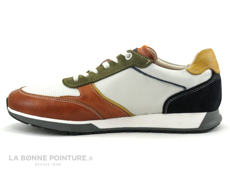 Pikolinos CAMBIL M5N-6111C2 Brick - Basket Homme Blanche Et Multi – Image 3