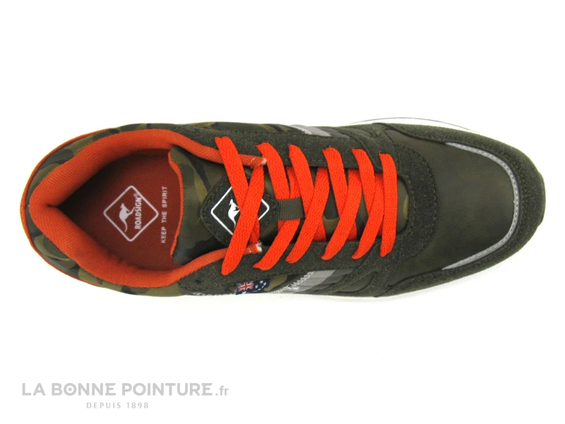 RoadSign BILL Kaki - Lacet Orange - Basket Homme – Image 6