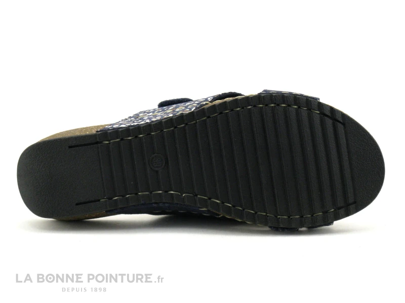 Fly Flot FLAXAL - Bleu Marine - Imprime - Mule Reglable Femme – Image 5