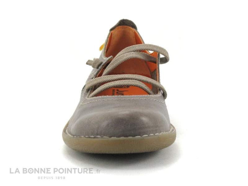 Jungla 5120 Taupe - Ballerine Femme Cuir Beige – Image 2