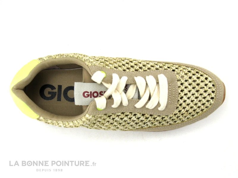 Gioseppo CREEL 69013 Beige - Paille Ajouree - Basket Mode Femme – Image 6
