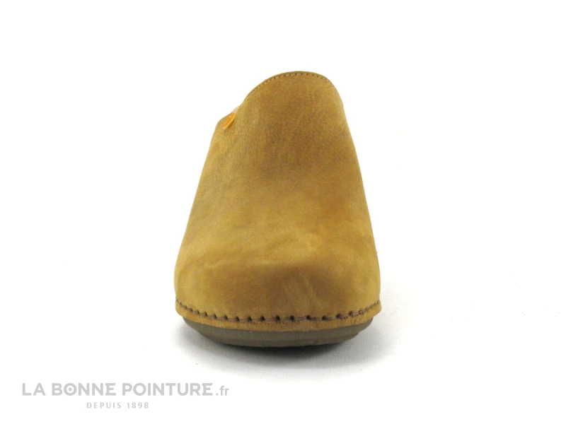 Jungla 7855 Albero - Sabot Femme Cuir Jaune - Talon Haut – Image 2