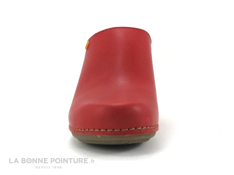 Jungla 7855 Rojo - Sabot Femme Cuir Rouge - Talon Haut – Image 2