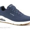 Skechers UNO STAND ON AIR Navy 52458 - Sneakers Bleu Marine Homme