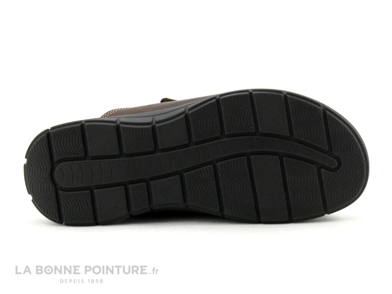 Orland 2050 Marron - Mule Homme En Cuir - Brides Velcro – Image 4