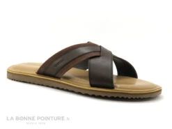 Geox ARTIE U15V1A Coffee - Mule Homme Brides Croisees