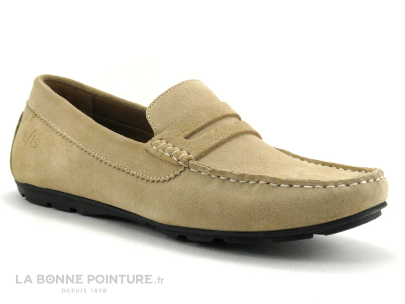 TBS SAILHAN G8175 - Cuir Velours Cappucino - Mocassin Marron Homme – Image 5