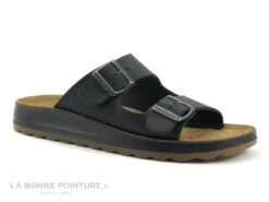 Fly Flot FIFOU Noir - Mule Anatomique Homme Reglable 2 Boucles